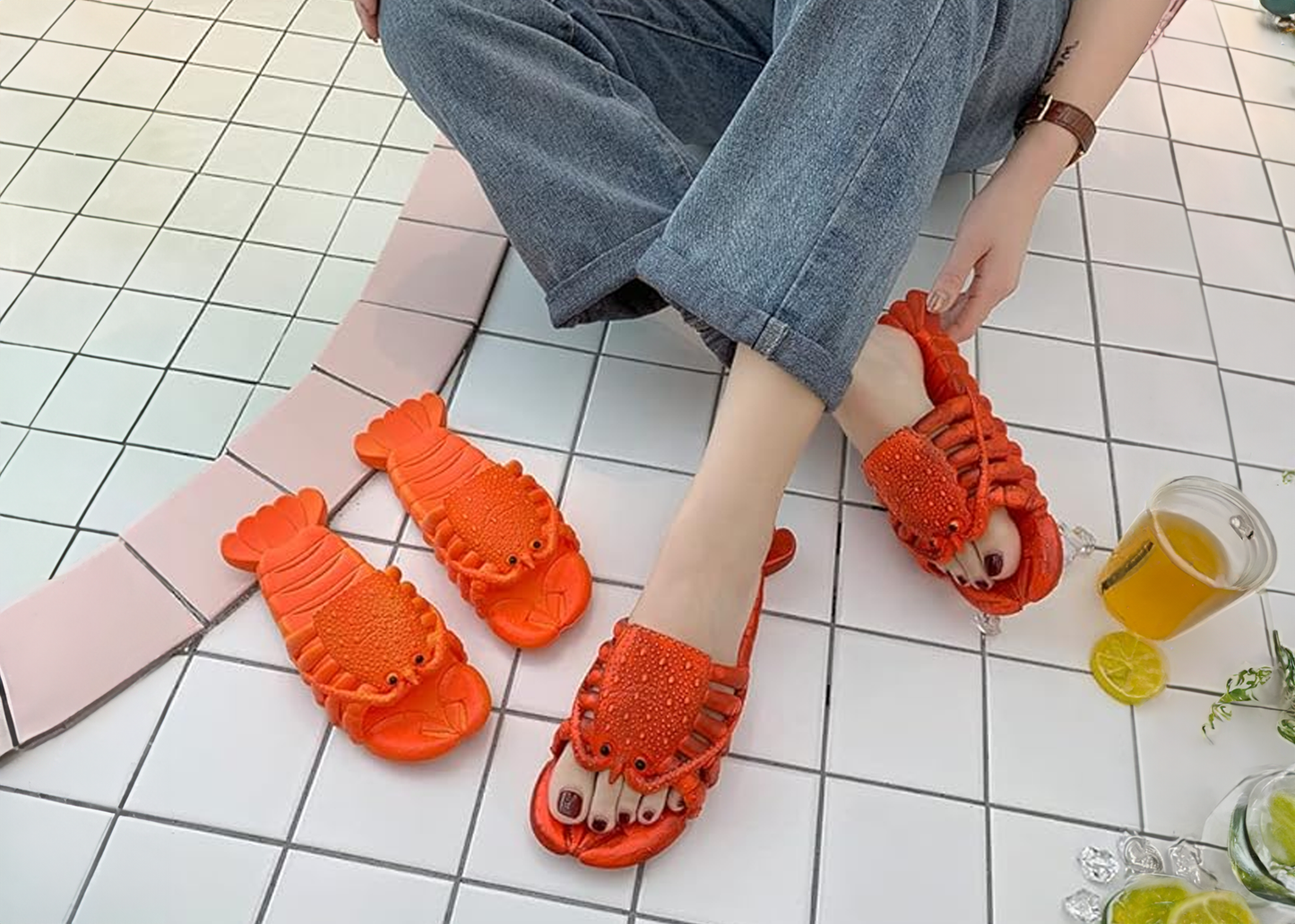 Lobster Slippers Unisex